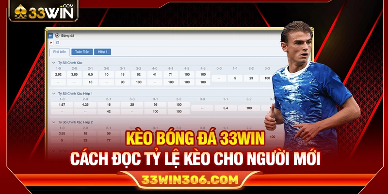 Kèo Bóng Đá 33WIN – Bí Quyết Đọc Tỷ Lệ Chuẩn Cho Người Mới 1 Kèo Bóng Đá 33WIN – Bí Quyết Đọc Tỷ Lệ Chuẩn Cho Người Mới